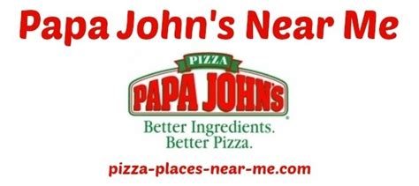 Browse all Papa Johns Pizza locations in The United States to order pizza, breadsticks, and wings for delivery or carryout near you. . Closest papa johns to this location